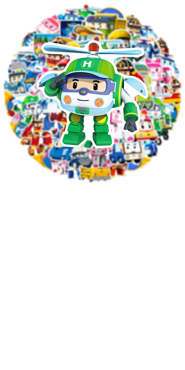 ロボカーポリー ステッカー 7