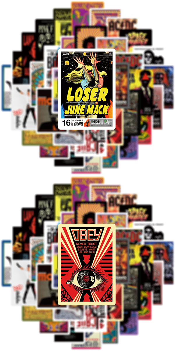 グラフィック ステッカー5