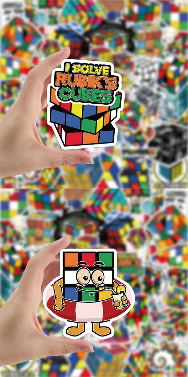  ルービックキューブ ステッカー3