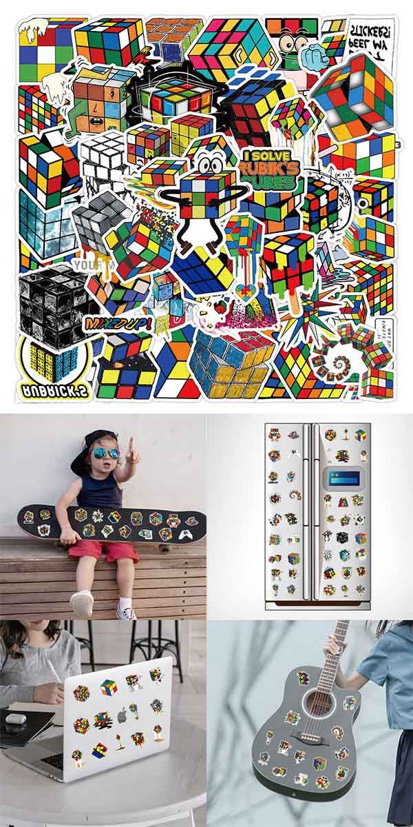  ルービックキューブ ステッカー4