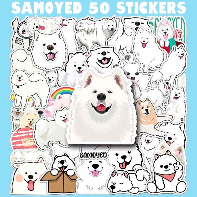 サモエド ステッカー 1