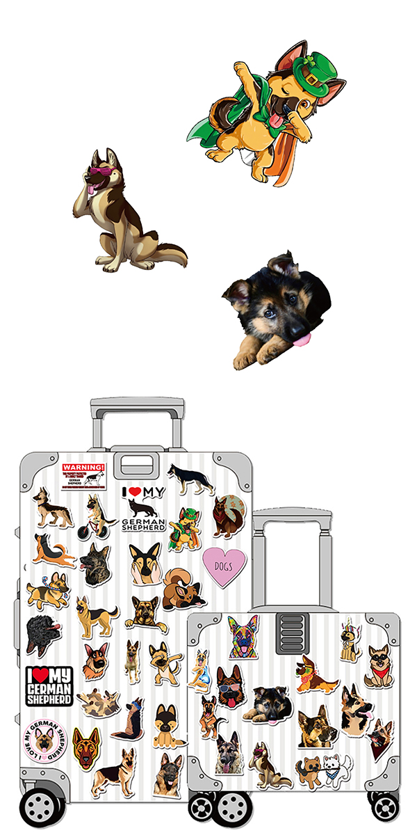  シェパード ステッカー3