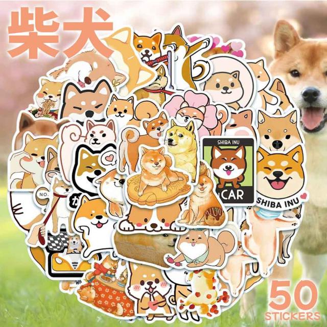 柴犬 ステッカー 1