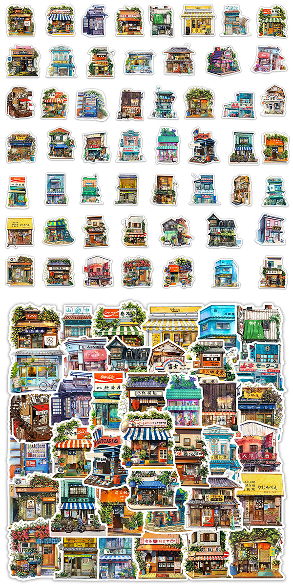  商店 ステッカー2