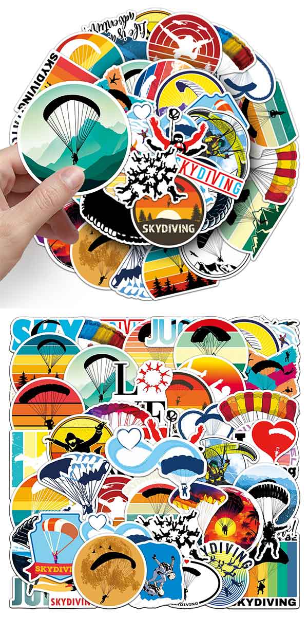 スカイダイビング ステッカー4