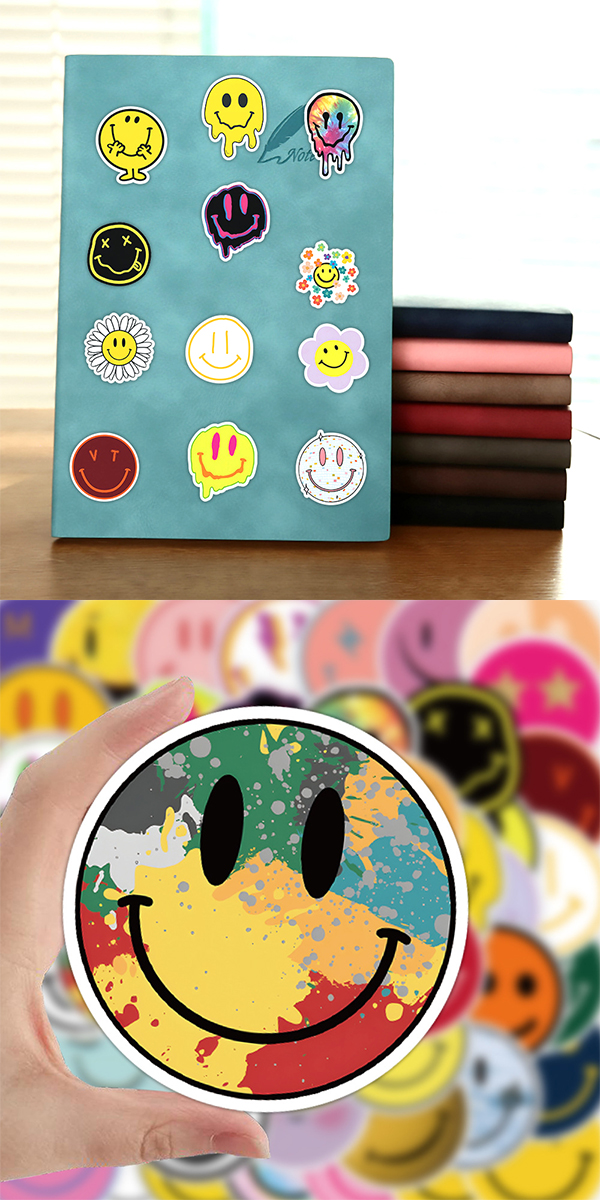 スマイル ステッカー 4