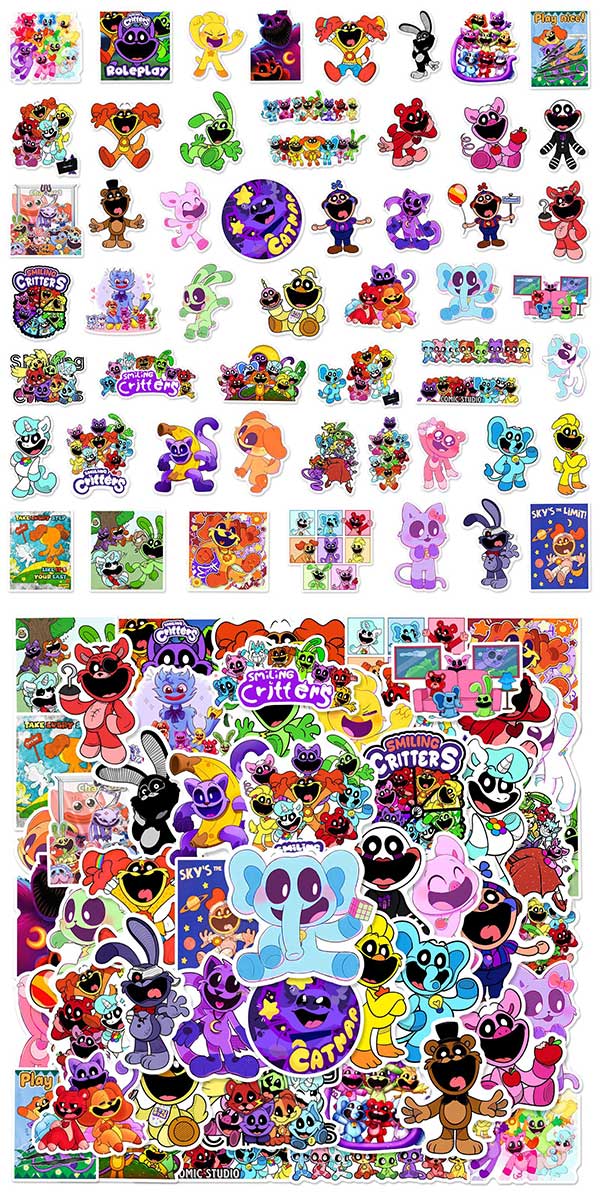 スマイリングクリッターズ ステッカー 2