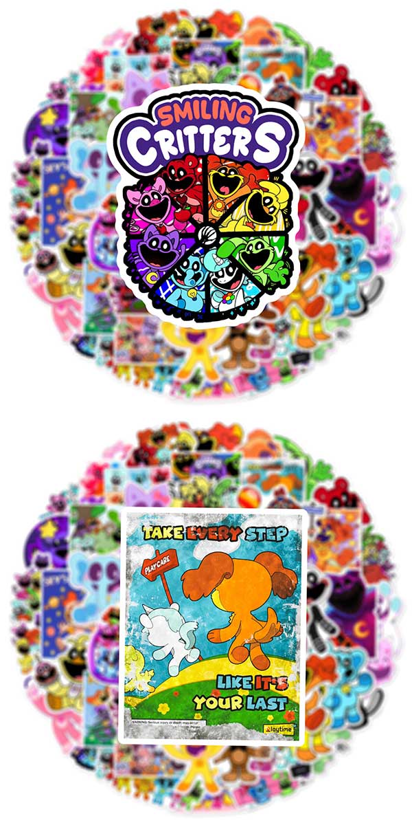 スマイリングクリッターズ ステッカー 3