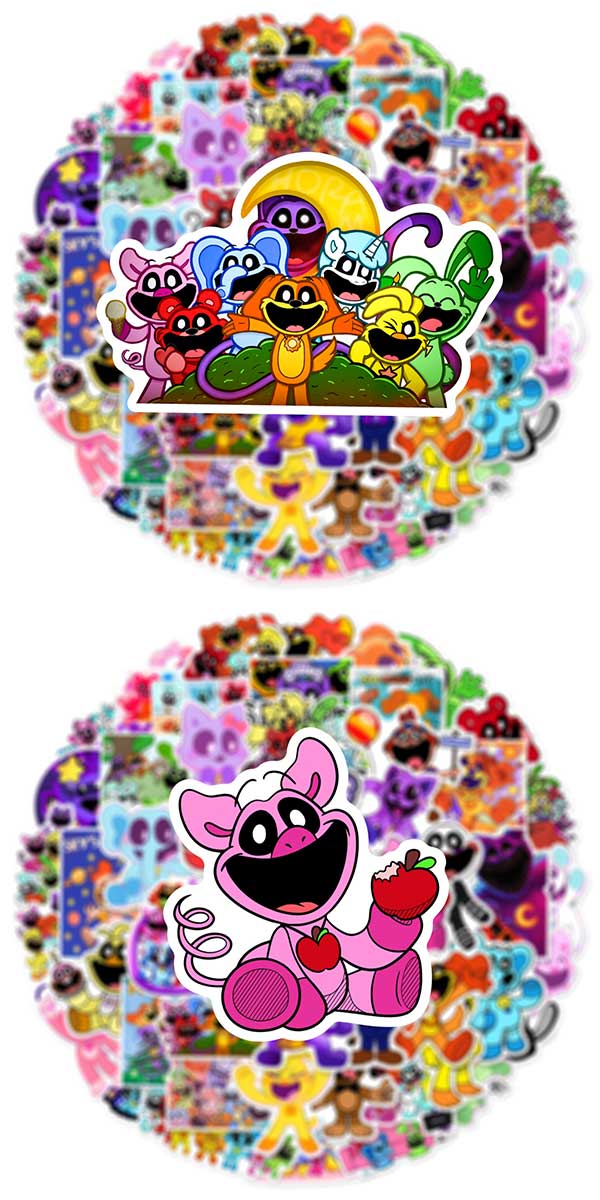 スマイリングクリッターズ ステッカー 4