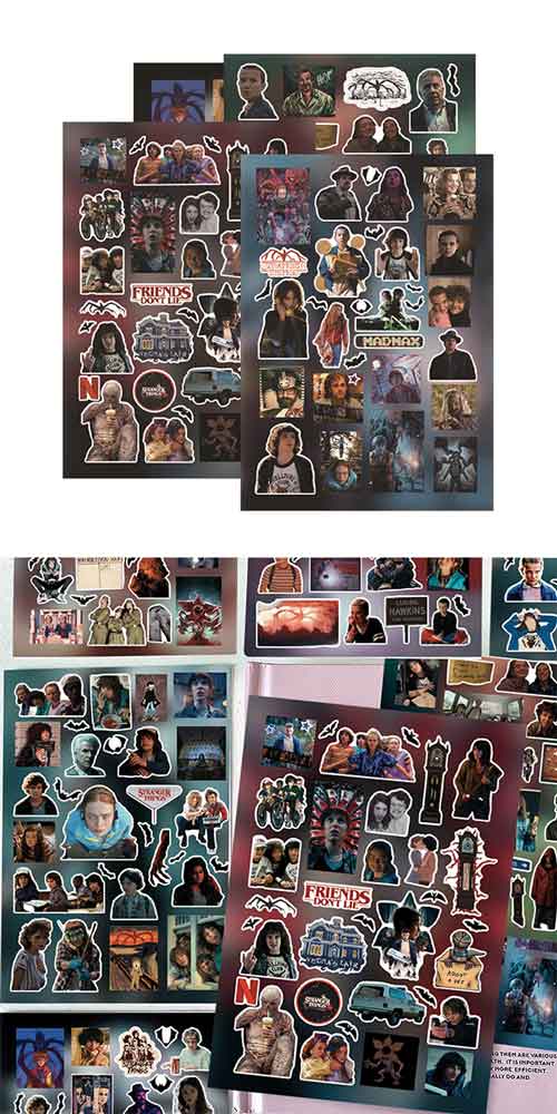 ストレンジャーシングス ステッカー 2