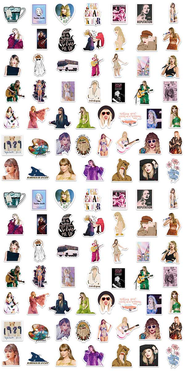  テイラースウィフトステッカー2