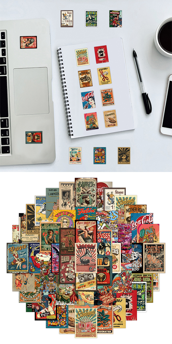  ヴィンテージポスター ステッカー4