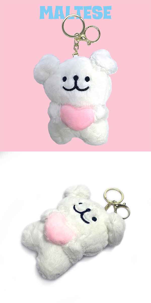マルチーズ キーホルダー_3