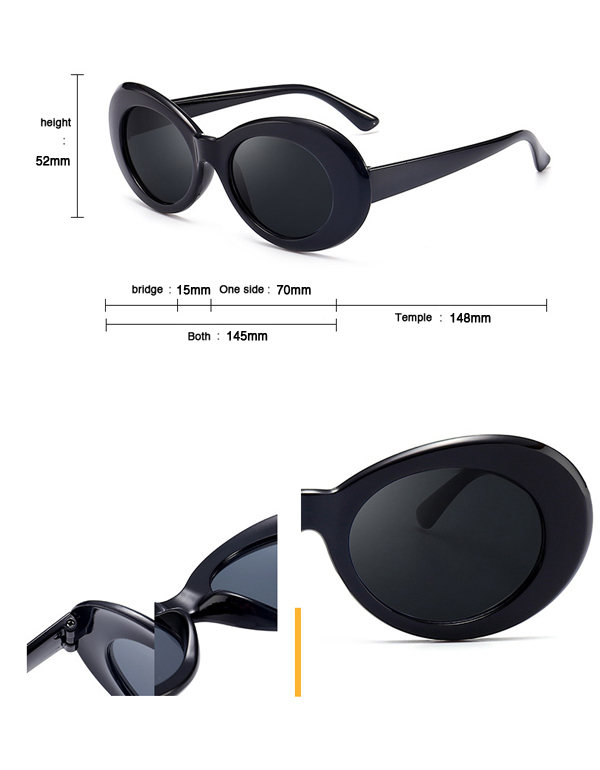 オーバルサングラス13"