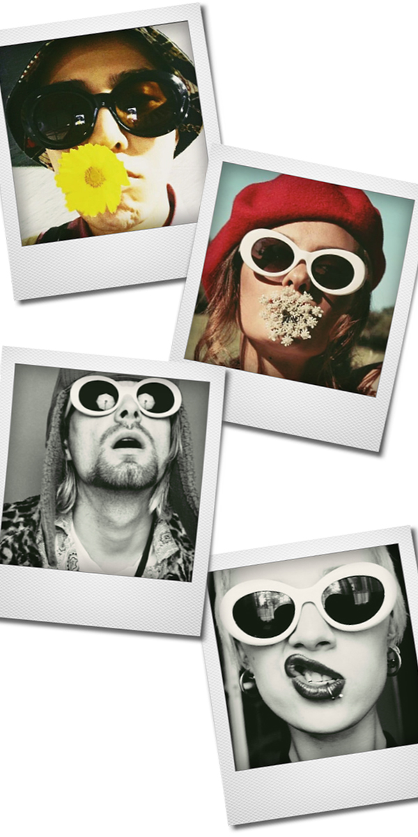 オーバルサングラス15"