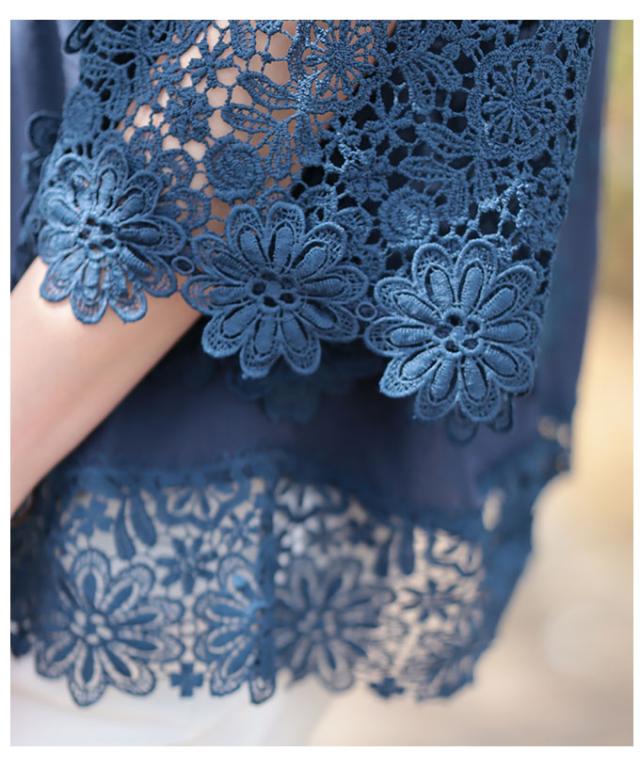 華やかなデコルテ花刺繍トップス【3月26日8時販売新作】