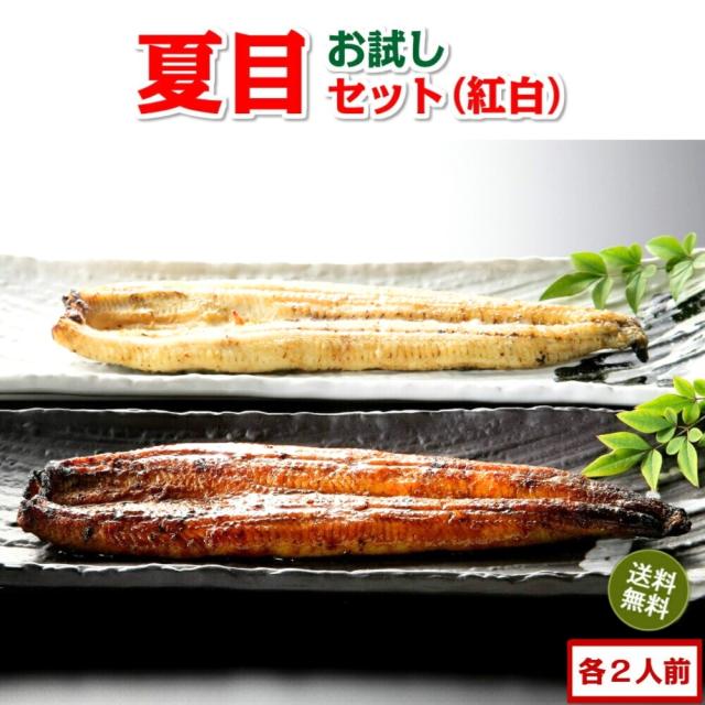 豊橋うなぎセット 紅白