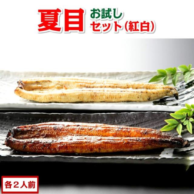 豊橋うなぎセット 紅白