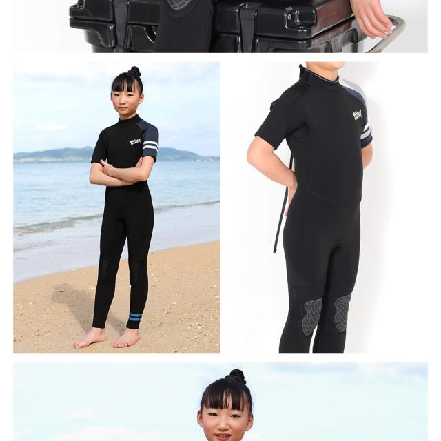 FELLOW ウェットスーツ シーガル 2.5mm キッズ バックジップ 半袖 サーフィン JPSA 日本規格 ジャージタイプ SUP