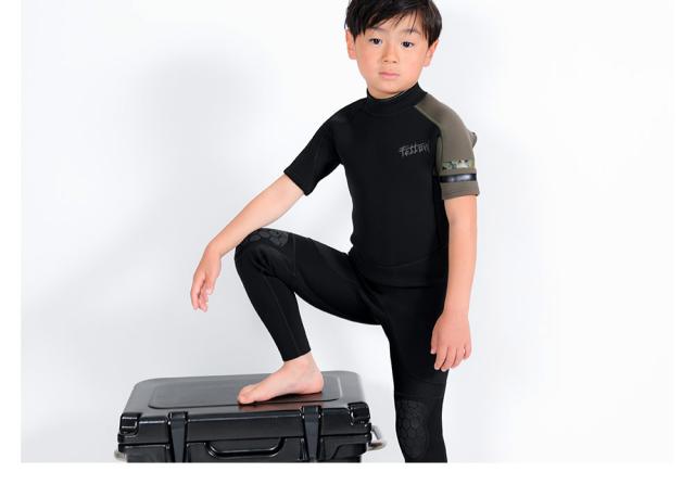 FELLOW ウェットスーツ シーガル 2.5mm キッズ バックジップ 半袖 サーフィン JPSA 日本規格 ジャージタイプ SUP