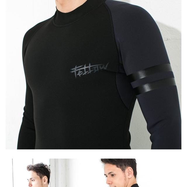 FELLOW ウェットスーツ ノンジップタッパー 1.5mm ジャージ ロングスリーブ 長袖 サーフィン JPSA 日本規格 SUP