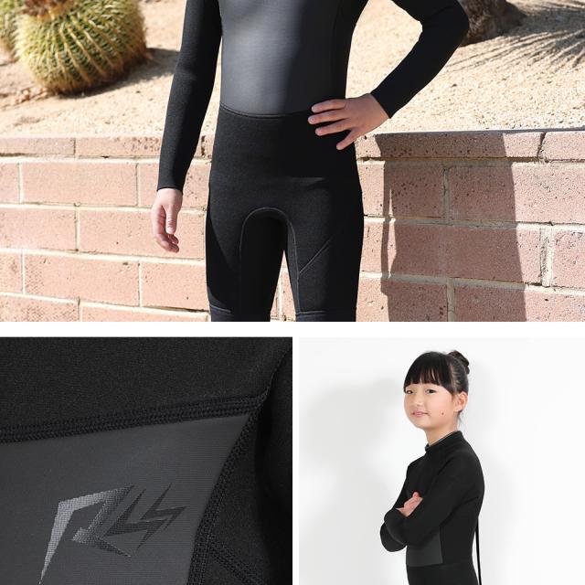 RSS SURF ウェットスーツ フルスーツ 3mm キッズ ジャージ スキン