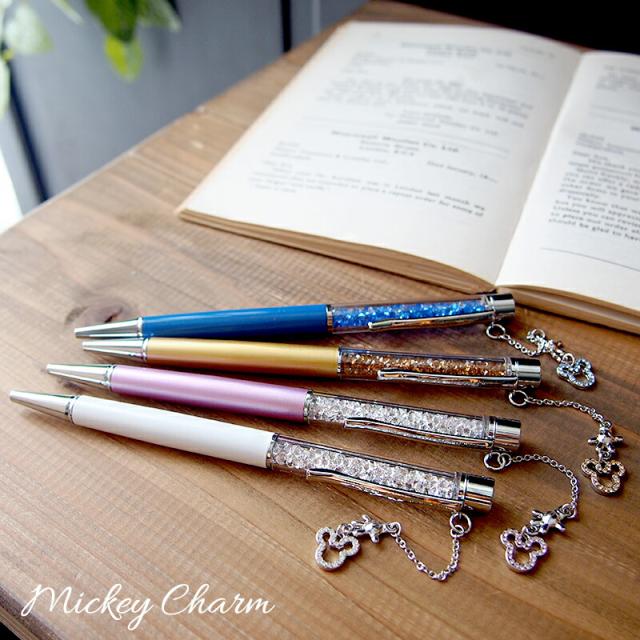 ディズニー スワロフスキー 推奨 ボールペン 名入れ 不可 かわいい キャラクター ギフト 仕上げ グッズ 書きやすい 18金