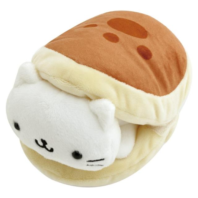 にゃんこカフェ　にゃんにゃんにゃんこ　もちもちプリン　ぬいぐるみX L サンエックス あのころのともだち ぬいぐるみ にゃんにゃん