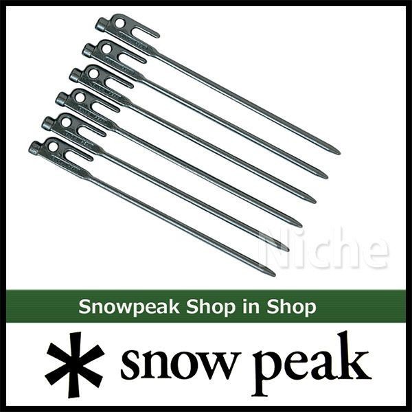 スノーピーク ソリッド30 6本入り 4個セット snow peak