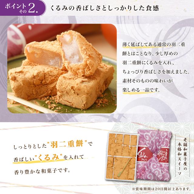 羽二重風呂敷 くるみ 16個