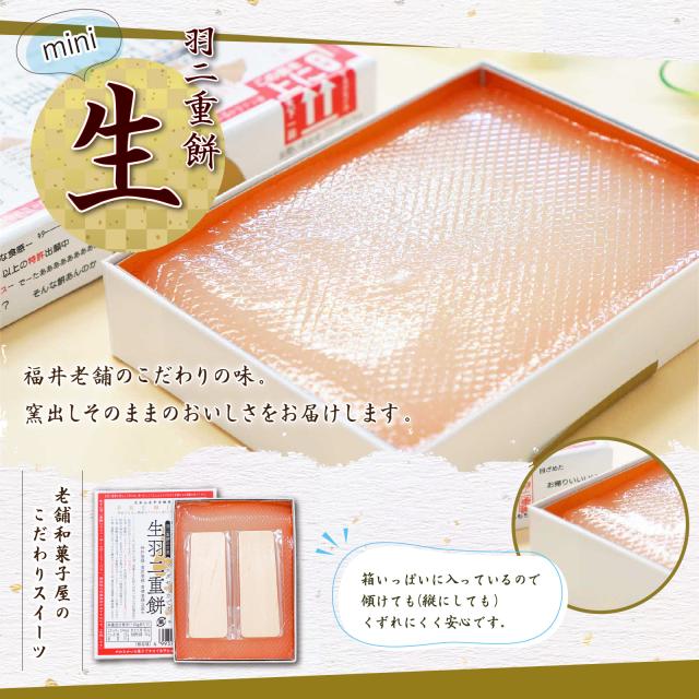 生羽二重餅ノーマルミニ160g