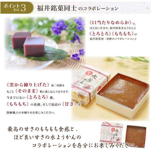 生羽二重餅水羊かん風味130g