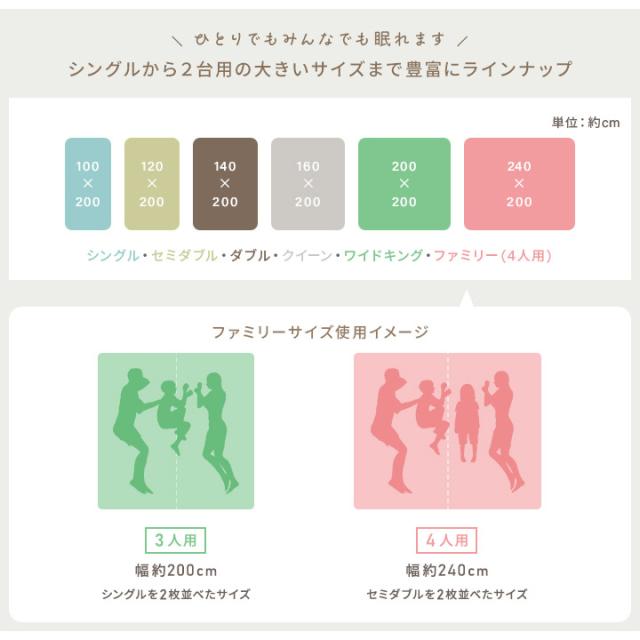 フランネル敷きパッド