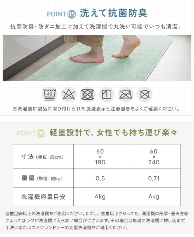 フランネルキッチンマット