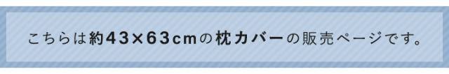 43×63cm 枕カバー