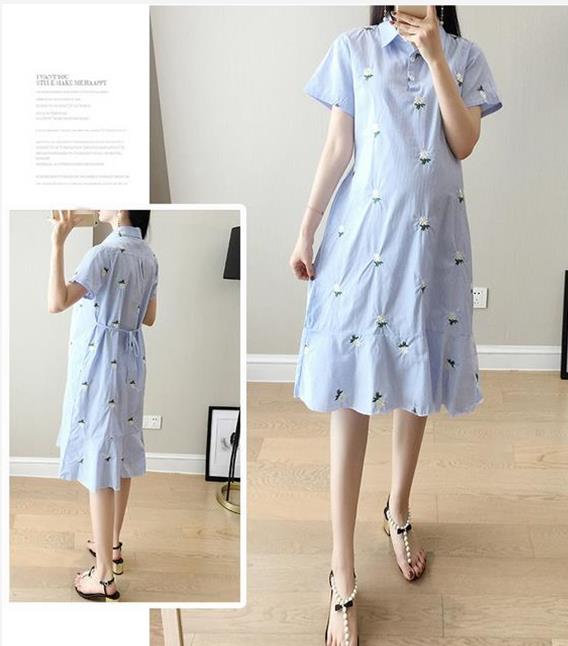 即納 最大半額 送料無料 韓国風 マタニティワンピース 妊婦服 産前 産後 ワンピース マタニティウェア ママ 妊婦用 お宮参り ドレス ゆったり 在庫処分特価 Gdpcambodia Org