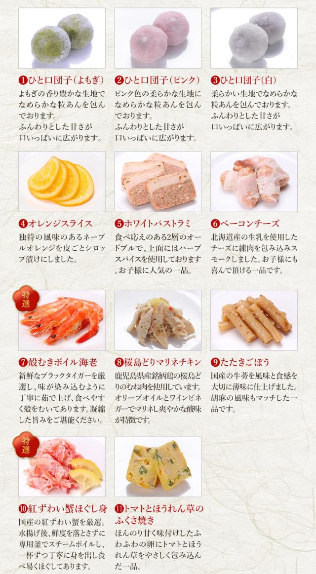 お品書き-壱の重内容