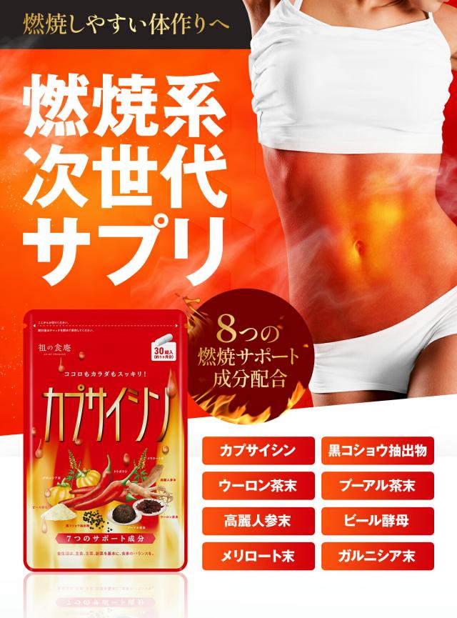 次世代燃焼系サプリ・カプサイシン