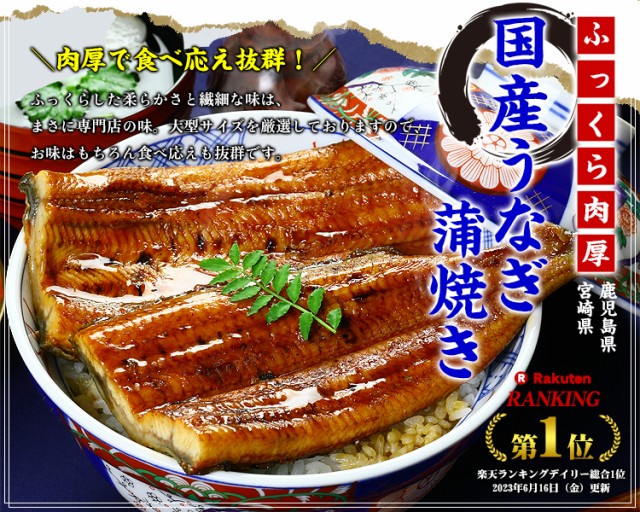 国産うなぎ蒲焼き