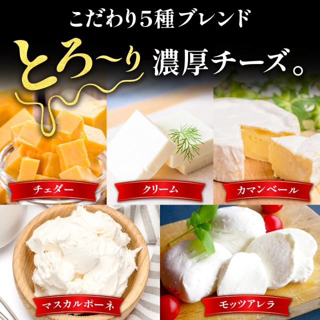 こだわり5種のとろ〜り濃厚チーズ