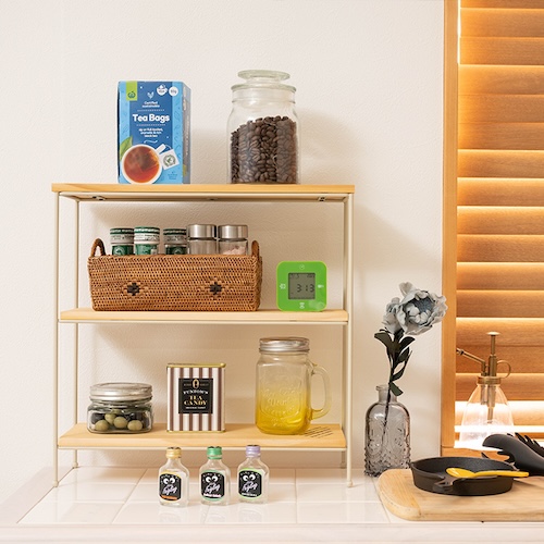 ラック 棚 3段 木製 おしゃれ オープンシェルフ オープンラック 収納ラック 収納 スリム 天然木 収納棚 部屋 トイレ 玄関 小物置き ラック 安い 人気 コンパクト 省スペース カフェ シンプル ナチュラル かわいい 一人暮らし ベージュ アイボリー ブラウン azm 家具