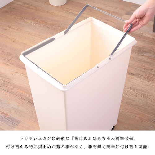 ごみ箱 ゴミ箱 30L 30リットル 日本製 国産 デザインゴミ箱 キャスター付き ダストボックス 袋止め付き スライドロック式 スライドペール おしゃれ シンプル リビング ダイニング 部屋 トイレ 玄関 キッチン 屋外 屋内 分別 コンパクト 省スペース カフェ ナチュラル かわいい 一人暮らし ブラウン グリーン ホワイト アースカラーazm 家具