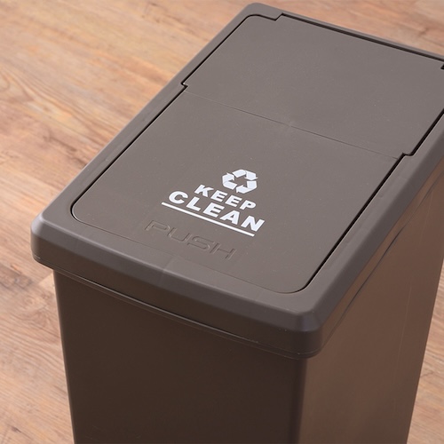 ごみ箱 ゴミ箱 30L 30リットル 日本製 国産 デザインゴミ箱 キャスター付き ダストボックス 袋止め付き スライドロック式 スライドペール おしゃれ シンプル リビング ダイニング 部屋 トイレ 玄関 キッチン 屋外 屋内 分別 コンパクト 省スペース カフェ ナチュラル かわいい 一人暮らし ブラウン グリーン ホワイト アースカラーazm 家具