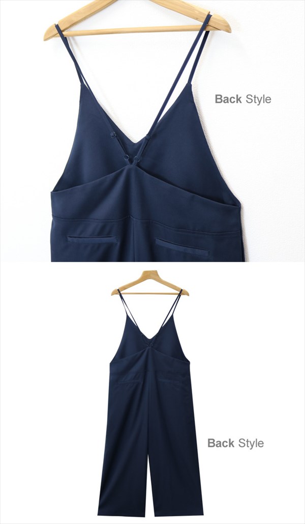 サロペット コーデ 春 キャミソール オールインワン サロペット パンツ レディース ワイドパンツ 春夏