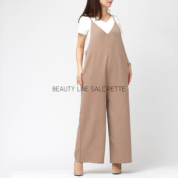 サロペット コーデ 春 キャミソール オールインワン サロペット パンツ レディース ワイドパンツ 春夏 ガウチョパンツ 春 きれいめ キャミワンピース マタニティー ワンピース キャミワンピ ロング スカーチョ 20代 30代 40代 50代 マタニティ 服 ゆったり 大きいサイズ フレアパンツ 大人 大きいサイズ 春夏 Ladies womans onepiece ブラック カーキ ネイビー ボルドー ミルキーベージュ