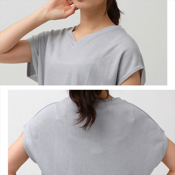 楽ちん 春 トップス ニット ノースリーブ レディース コットン 綿 袖なし Tシャツ 半袖 フレンチスリーブ タンクトップ トップス 無地 カットソー シャツ Vネック 春夏 ゆったり オフィスカジュアル トップス 大人 かわいい 春 夏 ホワイト Ladies womans tops ネイビー ホワイト 白 カーキ ベージュ ブラック グレー
