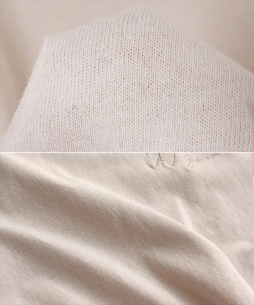 送料無料 Tシャツ 半袖 ロゴ コットン 綿100% ロゴ刺繍 トップス カットソー