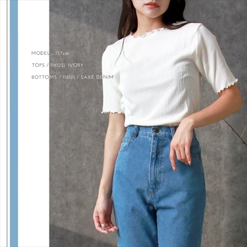 送料無料 コットンツイル デニム フレアパンツ ウエストゴム レディース フロントボタン ジップ ハイウエスト ナチュラル 抜け感 M/Lサイズ 春 夏 秋 冬 オフィスカジュアル かわいい お出かけ デート 楽ちん ゆったり Ladies 20代 30代 40代