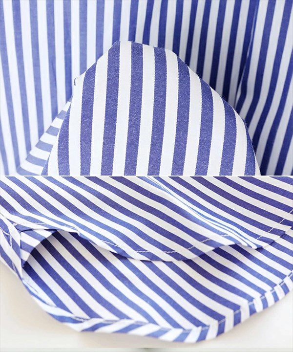 送料無料 カラーストライプ 長袖 シャツ レディース ベーシック オーバーサイズ 背中タック 体型カバー 張り感 M/Lサイズ 春 夏 秋 冬 オフィスカジュアル かわいい お出かけ デート 楽ちん ゆったり Ladies 20代 30代 40代