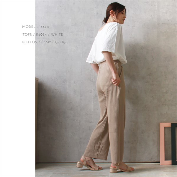 ワイドパンツ レディース リブパンツ ウエストゴム セルフカット リブ ワイド パンツ ストレッチ サイドポケット リブパンツコーデ 着まわし 体型カバー カジュアル おしゃれ おすすめ かわいい 可愛い オフィスカジュアル 楽ちん ゆったり Ladies bottoms pants ブラック 黒 グレー ブラウン イエロー レッド ピンク グリーン 20代 30代 40代 春新作 OR 新作 大人 コーデ